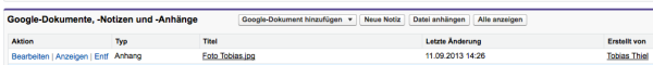 Salesforce Anhang