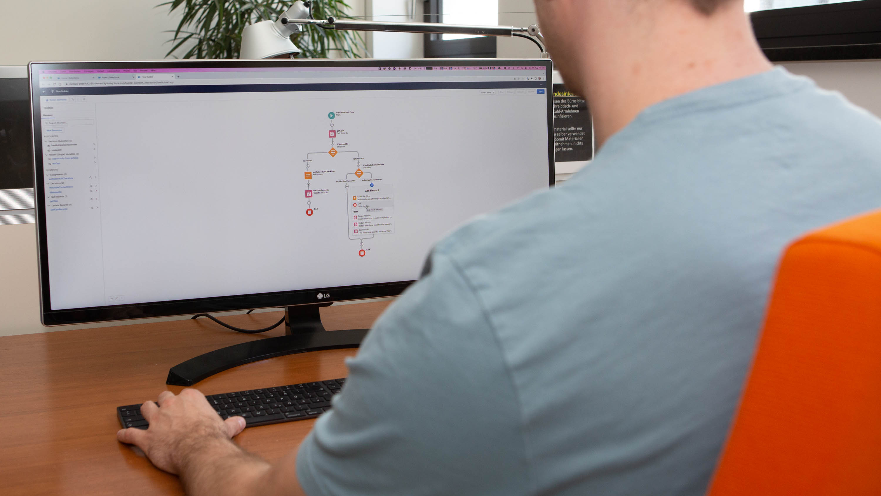D2 Processbuilder ProcessBuilder to Flow